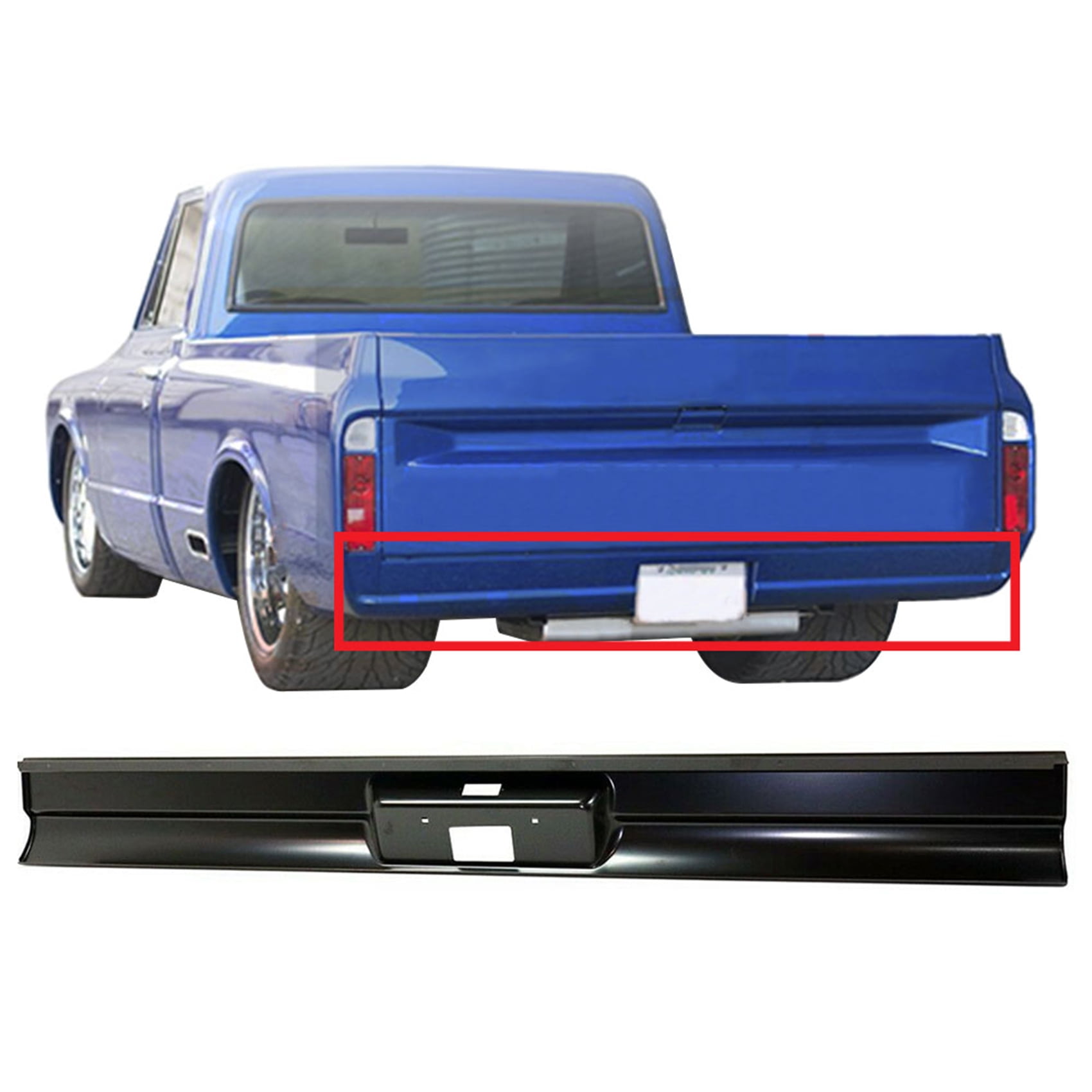 LABLT Roll Pan Replacement for 196772 Chevy C10 Pickup Truck Side Roll