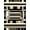 Black Ivory Gold, Pattern 4, variant on ODIKA Alfombras Minimalist Para Tonal Featuring Subtle Repeating Motifs for Dining Room, Large Office, Lounge, Non-Slip Chair-Friendly