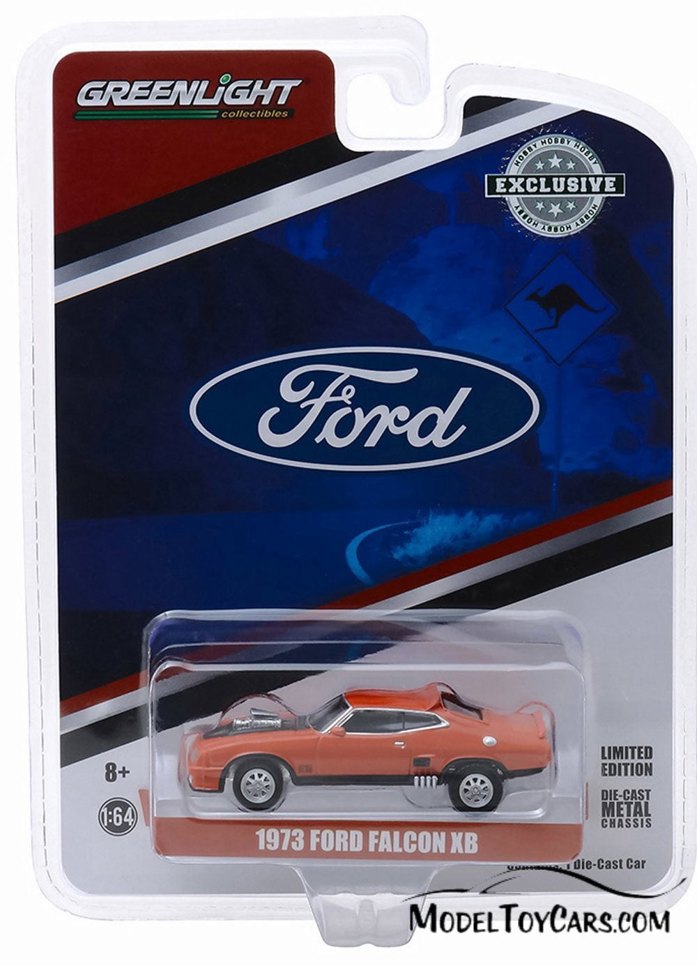 1973 Ford Falcon XB Custom Hard Top, Burnt Orange with Black