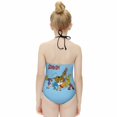 thumbnail image 4 of Scooby Doo Girl's Swimsuit One-piece Summer Hawaii Beach Kid's Swimwear Bathing Suits Halterneck Beachwear, 4 of 7