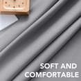 thumbnail image 5 of H.VERSAILTEX Blackout Thermal Insulated Window Curtains Bedroom Darkening Black out Drapes for Living Room Back Tab/Rod Pocket Draperies, 2 Panels, 52" x 96", Dove Gray, 5 of 6