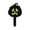 Black2, variant on BotaniNest Halloween Decorations Halloween Lighted Acrylic Pumpkin Garden Stake Assorted Pumpkin Faces Outdoor Glowing Jack O’ Ornament For Porch Garden Yard All Styles Included