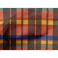 thumbnail image 4 of oneOone Cotton Poplin Dark Peach Fabric Madras Check Sewing Craft Projects Fabric Prints By Yard 56 Inches Wide, 4 of 4