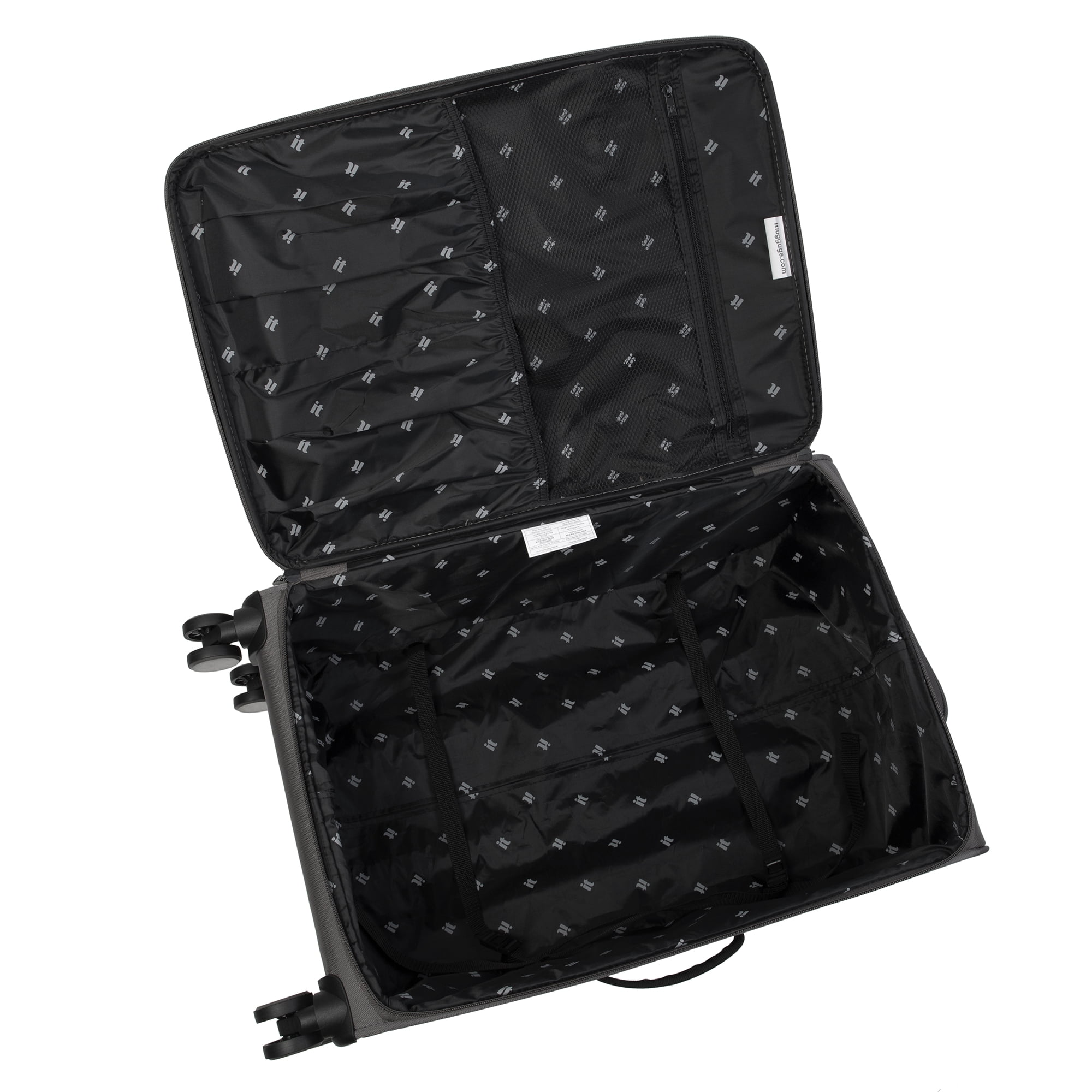it luggage Citywide 33" Softside Checked 8 Wheel Spinner, Charcoal