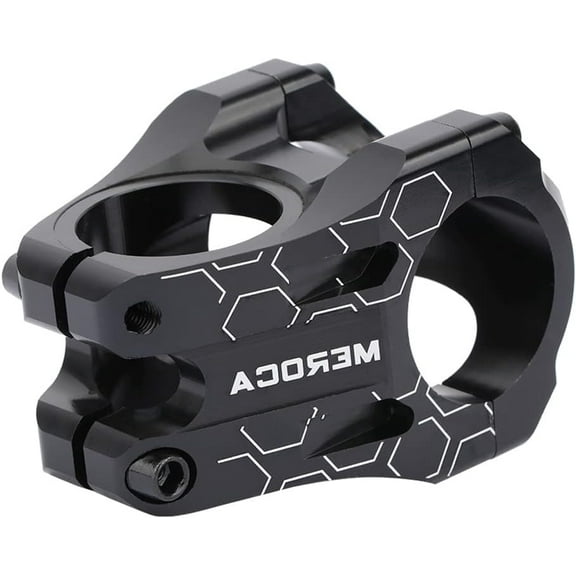 Mountain Bike Ultra-Light Short Stem 31.8x45MM Bicycle Handlebar Riser Aluminum Alloy CNC Hollow Stand Tube Handlebar Stem for Most Bicycle, Road Bike, MTB, BMX, Fixie Gear, Cycling