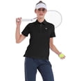 thumbnail image 4 of Aiyino Women's Polo Shirts Short Sleeve Quick Dry Tennis Golf T-Shirts Breathable Sports Workout Gym Tops Moisture Wicking Golf Running Tops, 4 of 8