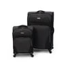 iFLY Softside Luggage Caliber 2 piece set, Black/Gray