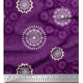 thumbnail image 1 of Soimoi Viscose Chiffon Fabric Mandala Ethnic Print Fabric by The Yard 42 Inch Wide, 1 of 1