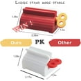 thumbnail image 2 of 3 Toothpaste Squeezer Pack | ABS toothpaste dispenser | Extra Large Tube Cylinder Squeezer | Bathroom Toothbrush Holder | Multi Purpose Rolling Tooth Saver | Storage Cleaning Tube Stand, 2 of 5