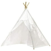 Samincom Classic Kids Play Lace Tent Tipi Kids Room Decor Lace Door and Window