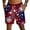 U8-Hot Pink, variant on Havenx Men's 250 Years Of American Independence Shorts Drawstring American Flag Design Short with Pockets Elastic Waist Swim Trunks Freedom We the People Classic Summer Clothes,Blue M