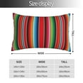 thumbnail image 2 of Kdxio Cotton Pillow Cases Pillowcases,Soft and Breathable Bedroom Pillow Cases-Mexican Serape Blanket Stripes, 2 of 8