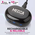 thumbnail image 3 of Digital Hearing Amplifier - Next Generation In the Ear Personal Sound Device w/Noise Reduction - Rechargeable ITE 2 Piece Set, Portable Charging Case Sound Assist for Adults and Seniors, Black, 3 of 8