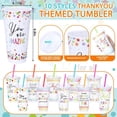 thumbnail image 2 of 10 Set Employees Appreciation  Bulk Colorful Thank You Gifts for Teachers Coworkers  Staff, 24 oz Plastic Cup with Lid Straw Notebooks Pens  Appreciation Party Favors, 2 of 6