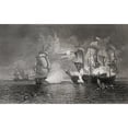 thumbnail image 2 of Action Between Bonhomme Richard And The Serapis 1779 From A 19Th Century Print. Poster Print, 2 of 2