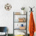 thumbnail image 4 of Yayeee 10" Wall Clock Battery Operated Quartz Round Silent Non-Ticking Home Decor, Beige Cowboy Pattern, 4 of 6