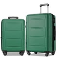 thumbnail image 2 of 2 Piece Luggage Set with Expanable Spinner Wheel for Secure Travelers, ABS Lightweight Suitcase with TSA Lock, Travel Luggage Set of 2, Carry-on Suitcase 20inch+24inch, 2 of 8