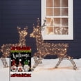 thumbnail image 2 of Merry Christmas Gnome Garden Flags 12.5x18 Double Sided Winter Yard Flag Buffalo Plaid Burlap Farmhouse Welcome Decorative Flags for Outside Outdoor Lawn Xmas Decoration, 2 of 6