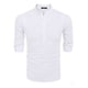 thumbnail image 4 of Camisas Cuello Mao Lino Hombre Casual Manga Larga Slim Fit, 4 of 7