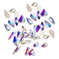 thumbnail image 1 of Soidarity Juego de 50 piezas de cristal, excelente brillo, puntas 3D, decoración de uñas, diamantes de imitación, artesanía DIY para Juegos de manicura AB blanco, 1 of 6