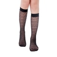 thumbnail image 1 of PEIXUN Women's Retro Fishnet Socks Fashion Sexy Pattern Lace Hollow Socks, 1 of 2