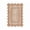 Orange, variant on Area Rug Natural Jute Hand Braided Rug Orange Scalloped Runner
