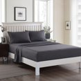 thumbnail image 5 of JML Luxury Deep Pocket 4-piece Bed Sheet Set Dark Grey Twin, 5 of 5