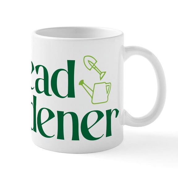 CafePress - Head Gardener Mugs - 11 oz Ceramic Mug - Novelty Coffee Tea Cup