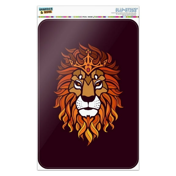 Lion Religious King Crown Bible Christian Home Business Office Sign