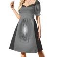 thumbnail image 2 of Vestido Shantay de doble manga con corte, vestidos de verano, vestido de verano, vestidos elegantes y hermosos para mujeres, vestidos elegantes, 2 of 7