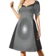 thumbnail image 2 of Vestido de manga corta LOVE Circles Ropa vestidos de manga larga vestidos de noche elegantes para mujer, 2 of 7