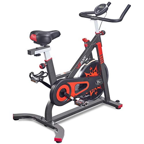 vigbody exercise bike indoor cycling bike adjustable stationary bicycle for home gym workout cardio bikes upright bike