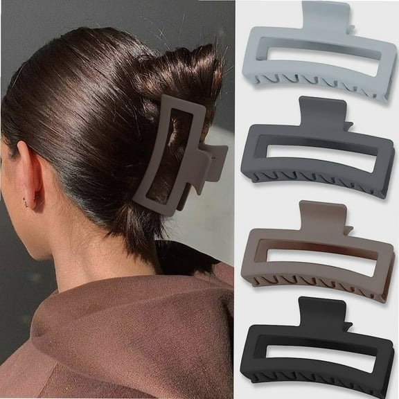 Extra Large Claw Clips for Thick and Long Hair 5 inch Big Hair Claw Clips for Women Girls 90's Non-slip Jumbo Claw Clips Strong Hold XXL Giant Hair Clamps