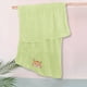 thumbnail image 1 of Toalla de baño para niños de Microfibra , suave, absorbente, de secado rápido, cómoda, con bordes, para niños y niñas. Mod. Verde-Gato, 1 of 1