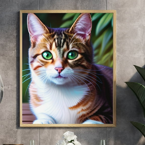 Whisker Wonderland - Cat Portrait Canvas Wall Art