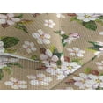 thumbnail image 3 of Ambesonne Cherry Blossom Quilted Bedspread Set 3 Pcs, Japanese Flowers Art, King, Forest Green Camel Rose, 3 of 4