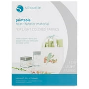 Silhouette Smooth Heat Transfer, White