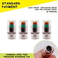 thumbnail image 1 of Dvkptbk Tire Pressure Indicator Car Tire Cap Tire Pressure Monitoring Cap Pressure Detection Gas Cap Bicycle Light, 1 of 2