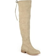 Journee Collection Womens Regular and Wide Calf Over-The-Knee Faux Suede Boot