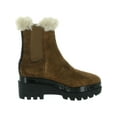 thumbnail image 2 of DKNY Womens Bax Suede Faux Fur Wedge Boots, 2 of 3
