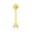 A003- Yellow, variant on Power Cord Plug Holder, Cream White, 1 Pack Self Adhesive, Cord Organizer for Kitchen Appliance Countertops, Wall Mount Cable Management Storage Clip for Keeping Small Appliance Cords Tidy and Neat
