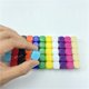 thumbnail image 3 of Dados de esquina redondeada para juegos de mesa, hexaedro acrílico en blanco, puede escribir Color, creatividad libre, interesante, bricolaje, 16mm, 10 unidades por lote, 3 of 4