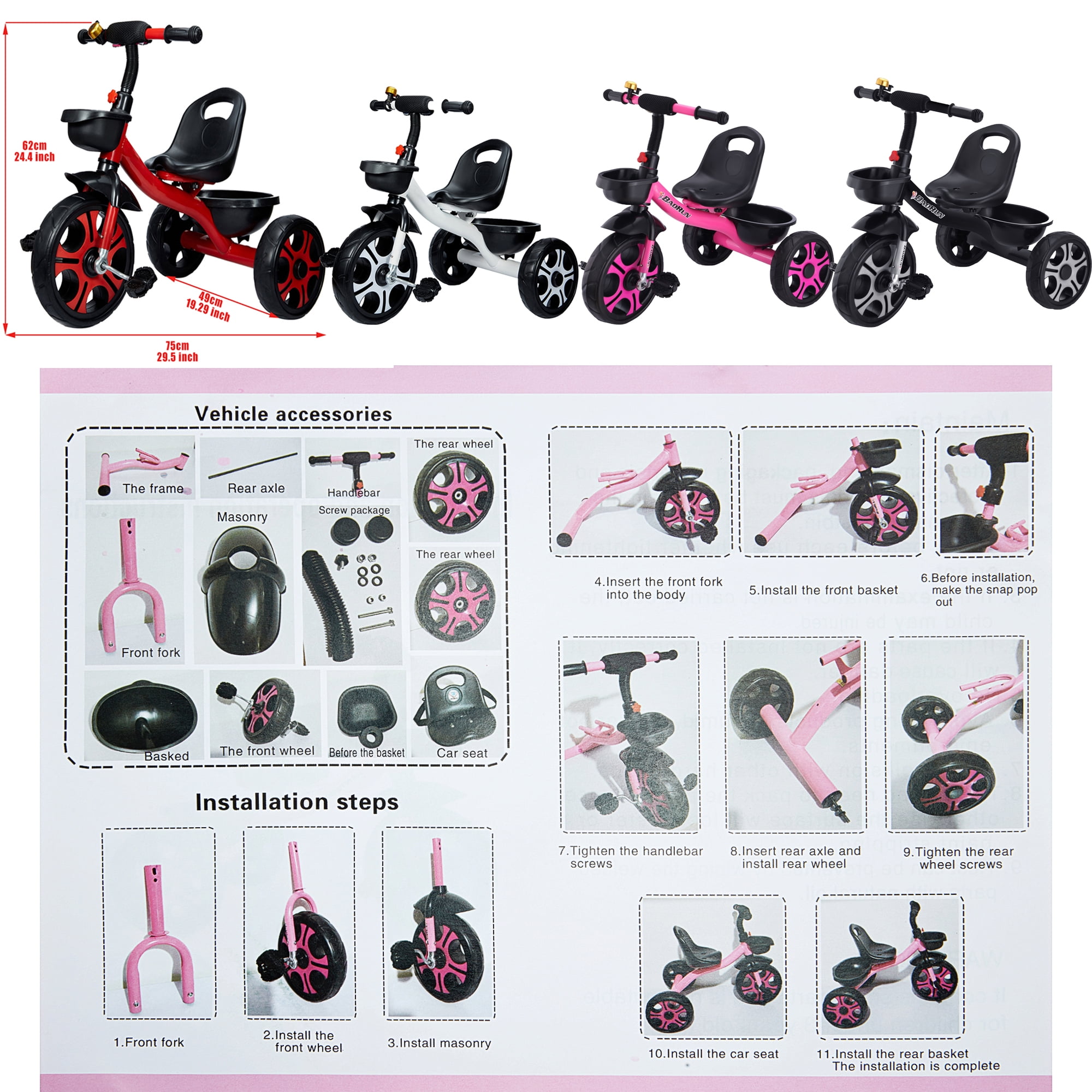 Baby bike 6 months 2025