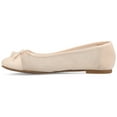 thumbnail image 3 of Journee Womens Kaiah Ballet Cap Toe Slip On Round Toe Dress Flats, Widths Available, 3 of 10