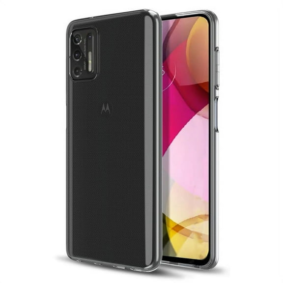 Phone Case for Motorola Moto G Stylus (2021) HD Transparent Thin Hybrid Premium Flexible Candy Silicone Gummy TPU Rubber Frame Gel Soft Lightweight Cover by Xpm