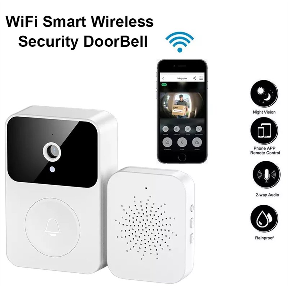 Wireless Doorbell Camera with ChimeWiFi Video DoorbellHome Security