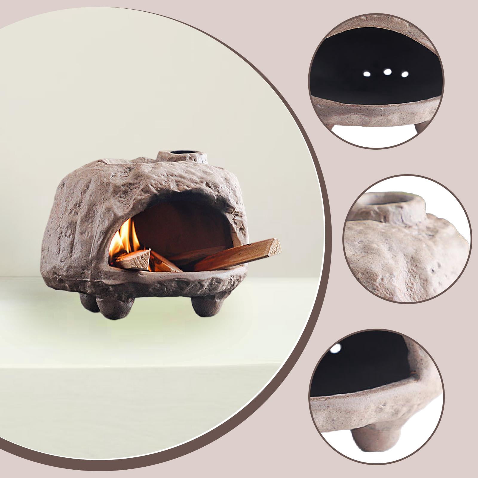 Incense Burner Palo Santo Holder Smudge Bowl Ceramic Material for Home Yoga Meditation Tabletop Use