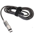 thumbnail image 5 of 4 Digital Universal Lock USB Laptop Security Cable Lock for Computer, 5 of 5
