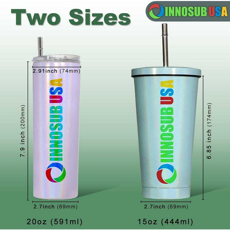 20oz Deluxe Lid Screw Top Sublimation Tumbler – LAWSON SUPPLY