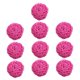 thumbnail image 3 of Decorativos De De Mimbre De Ratán 10pcs Para Accesorios De Adornos Para Del Partido Rosado perfecl Bolas de mimbre de ratán, 3 of 5